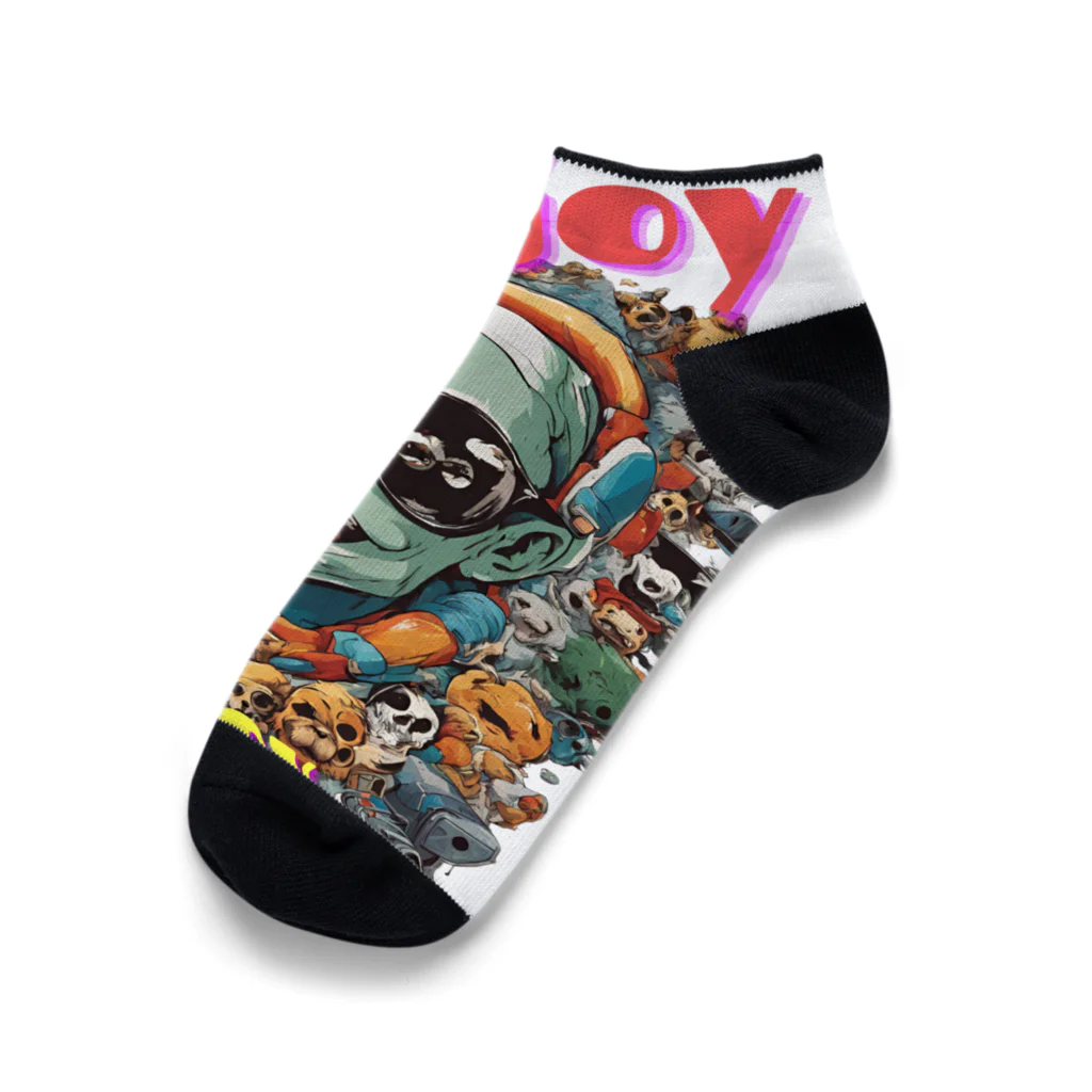 yumekauのENJOYしようゼ Ankle Socks