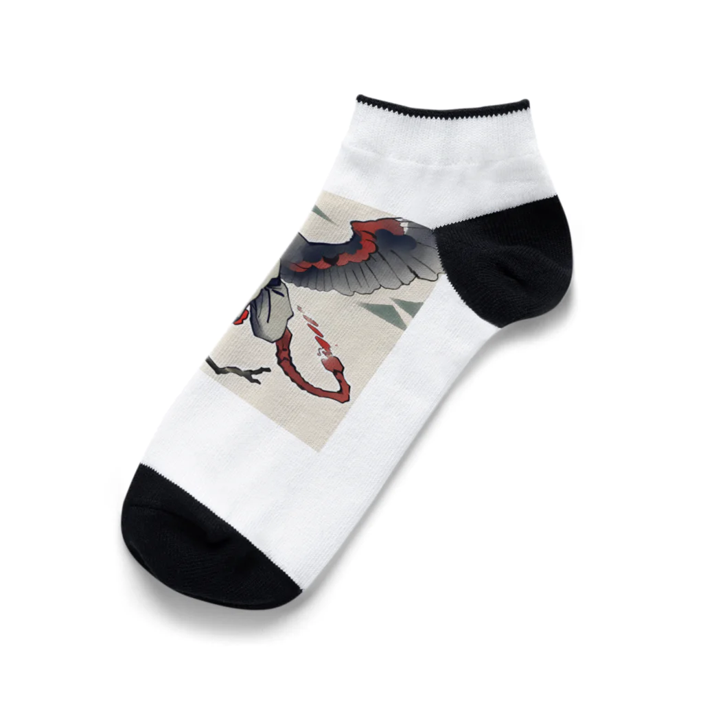 bigbamboofamilyの天狗　その九 Ankle Socks