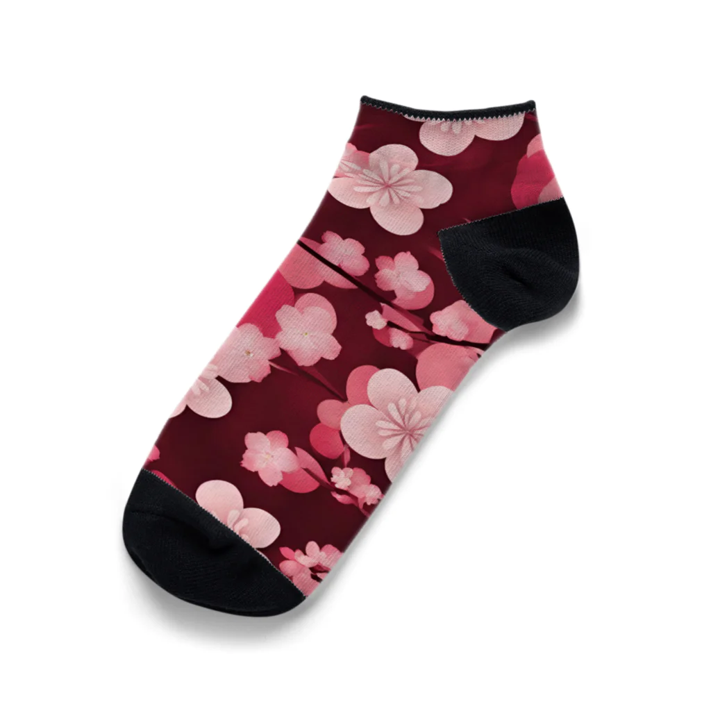 curtisの桜の花びら Ankle Socks