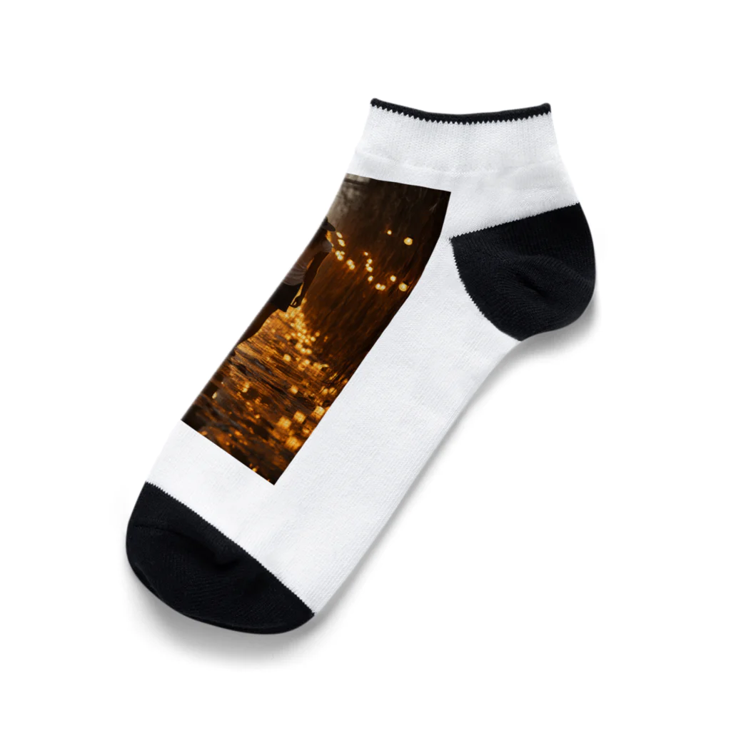 aoicanonのJourney Through the Lanterns Ankle Socks