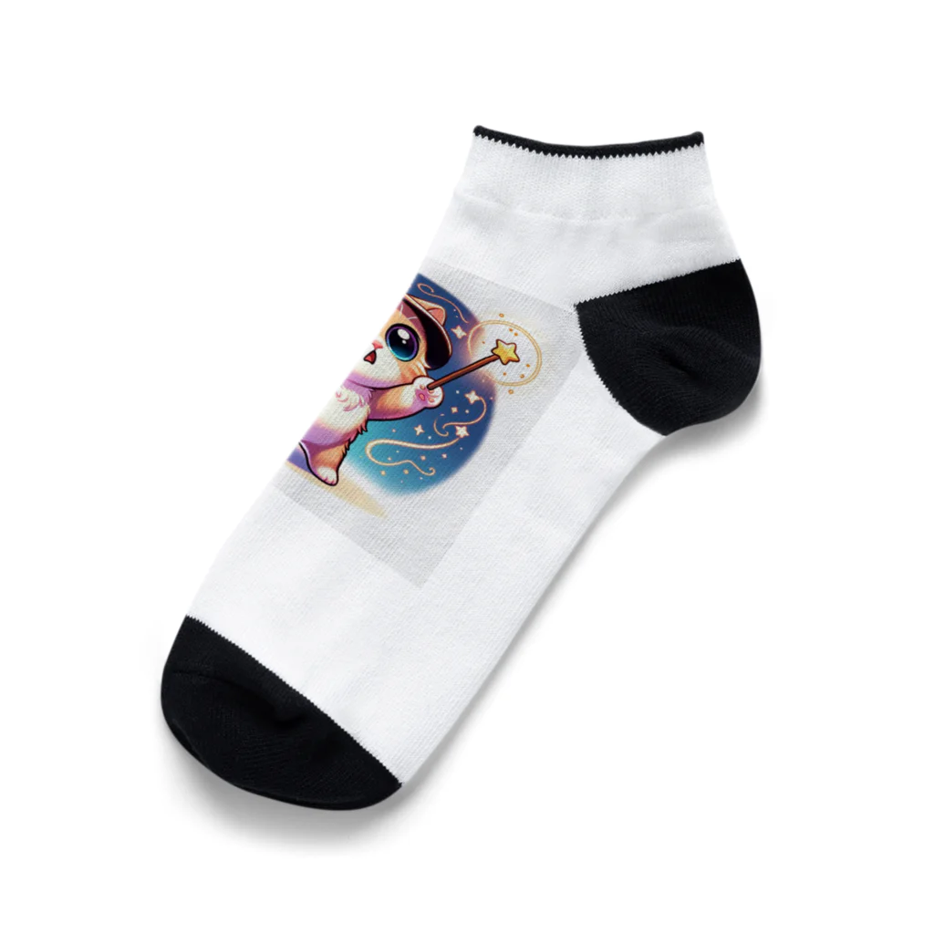 子猫カーニバルの子猫の魔法使い Ankle Socks