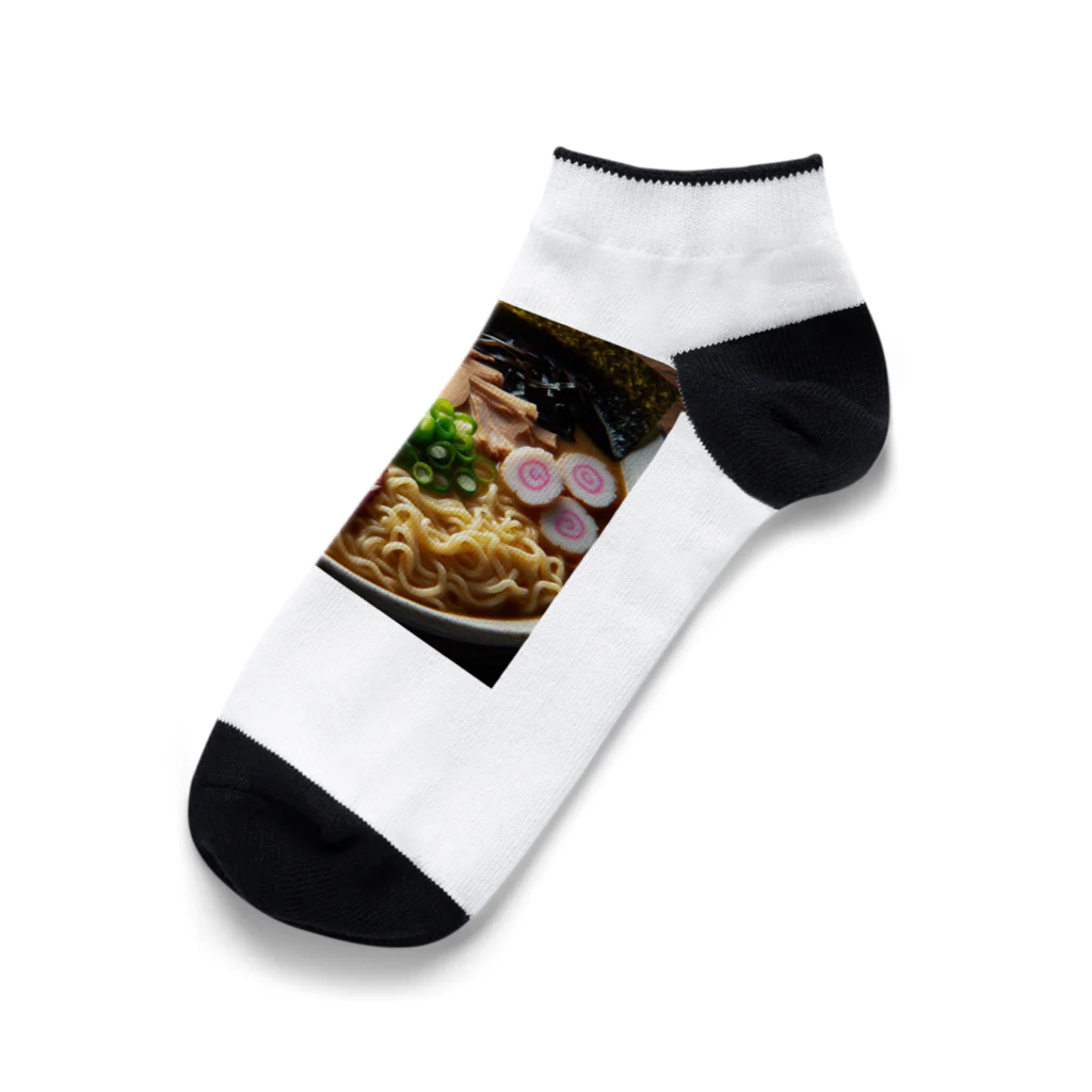 kumama07のラーメン Ankle Socks