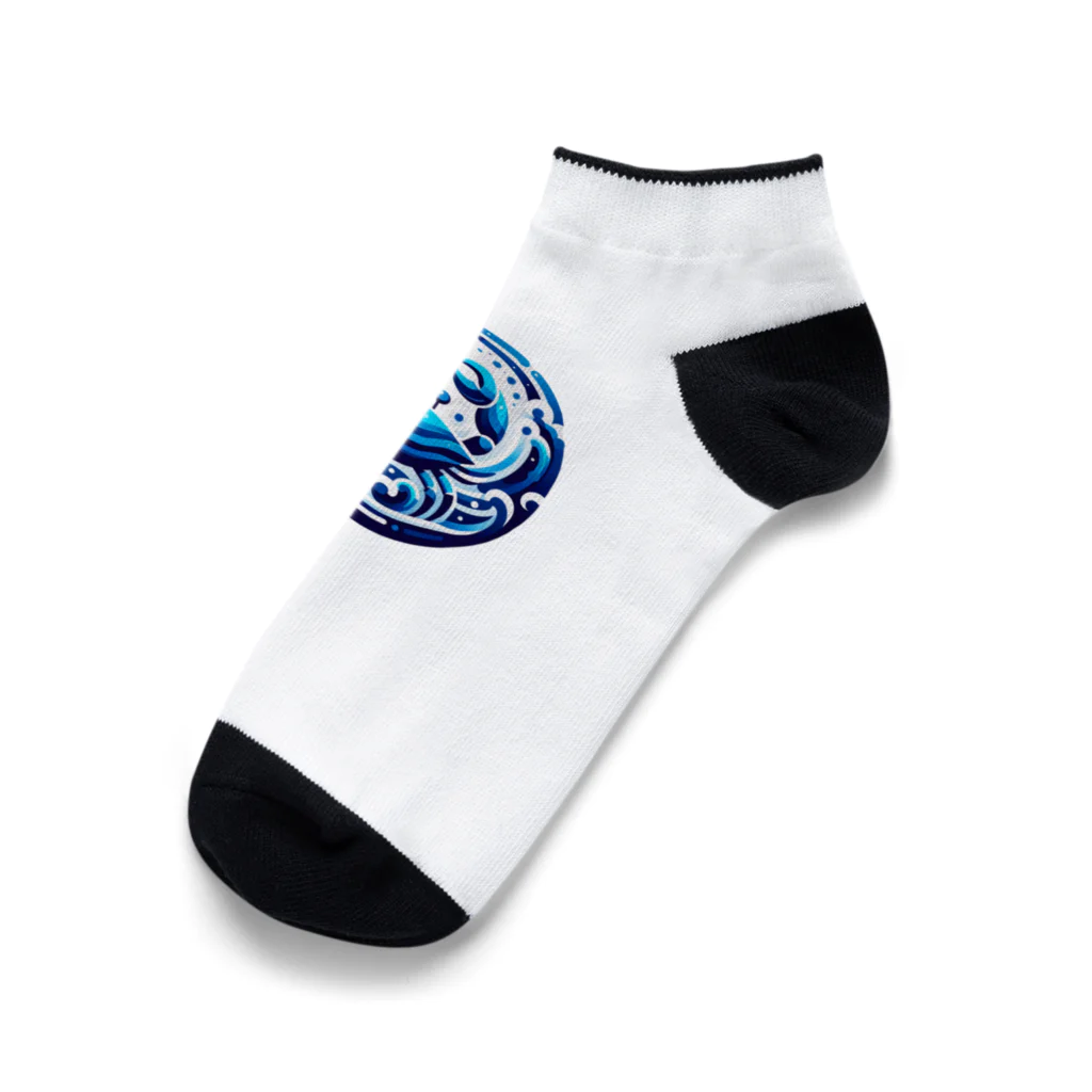 StarColorWaveの【三碧木星】guardian series “Cancer” Ankle Socks