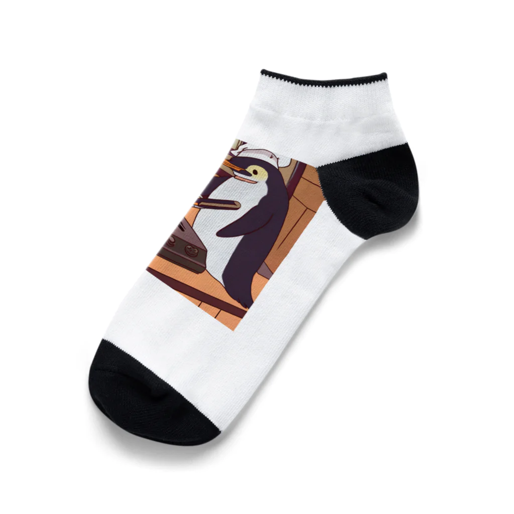 tak12_12のクッキングペンギン Ankle Socks