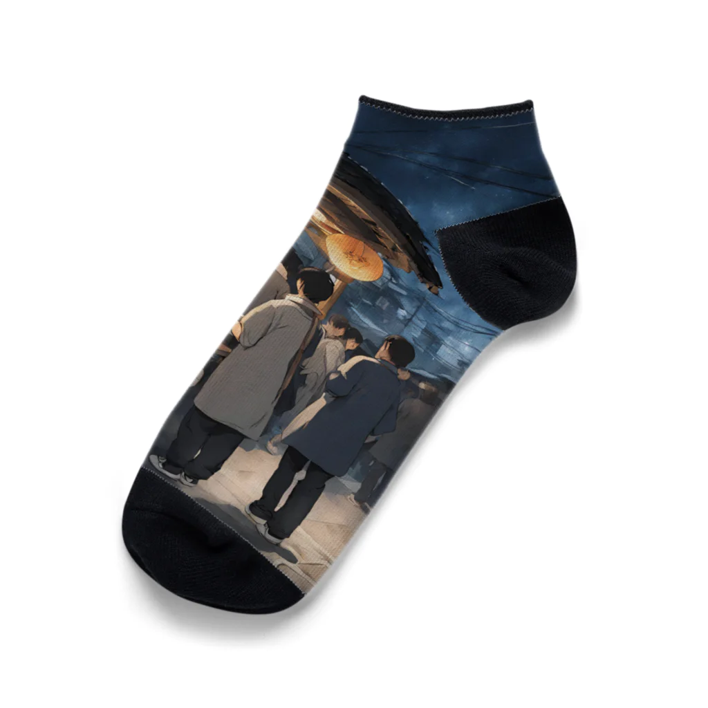 potentialの夜のおでん Ankle Socks