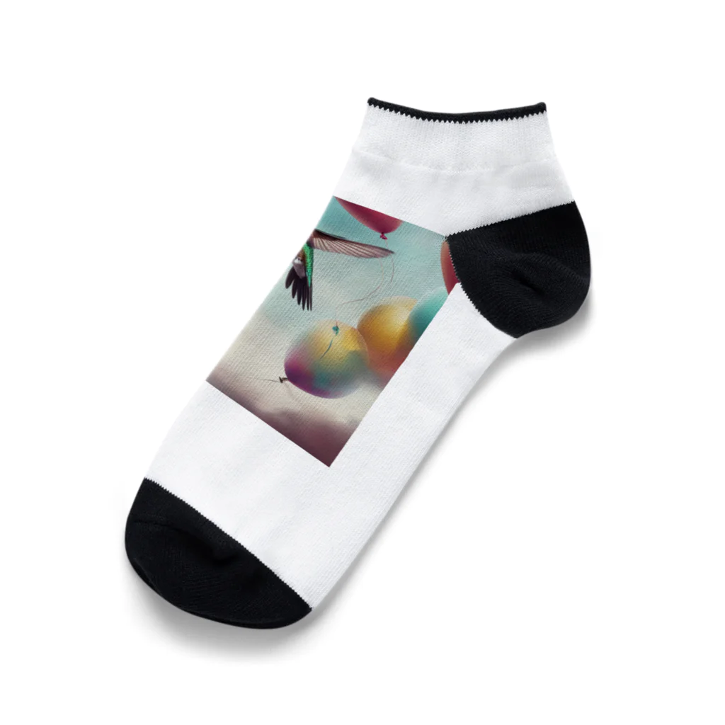 takka_555の癒される動物（キツツキ） Ankle Socks