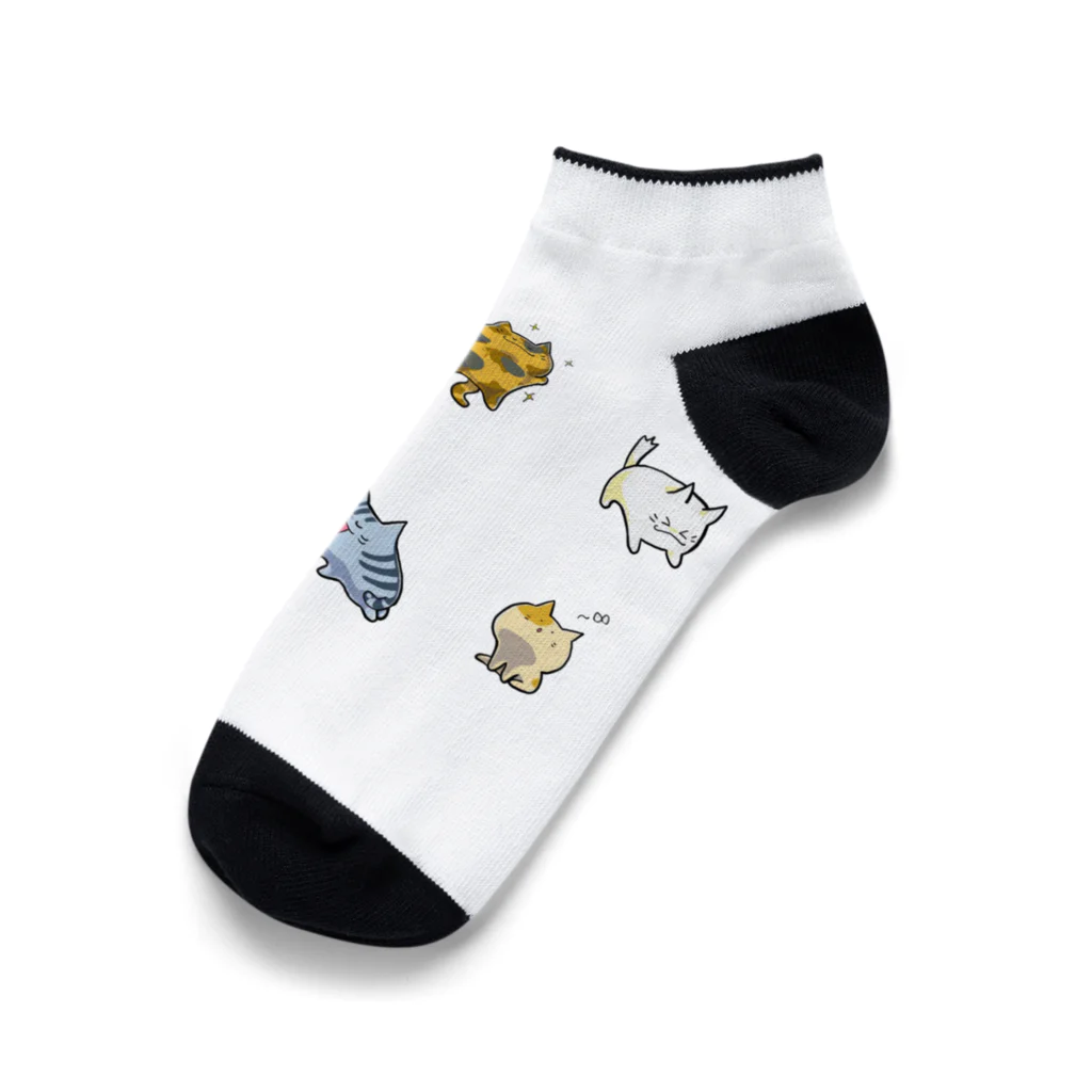 もふもふ堂の猫たちの集会 Ankle Socks