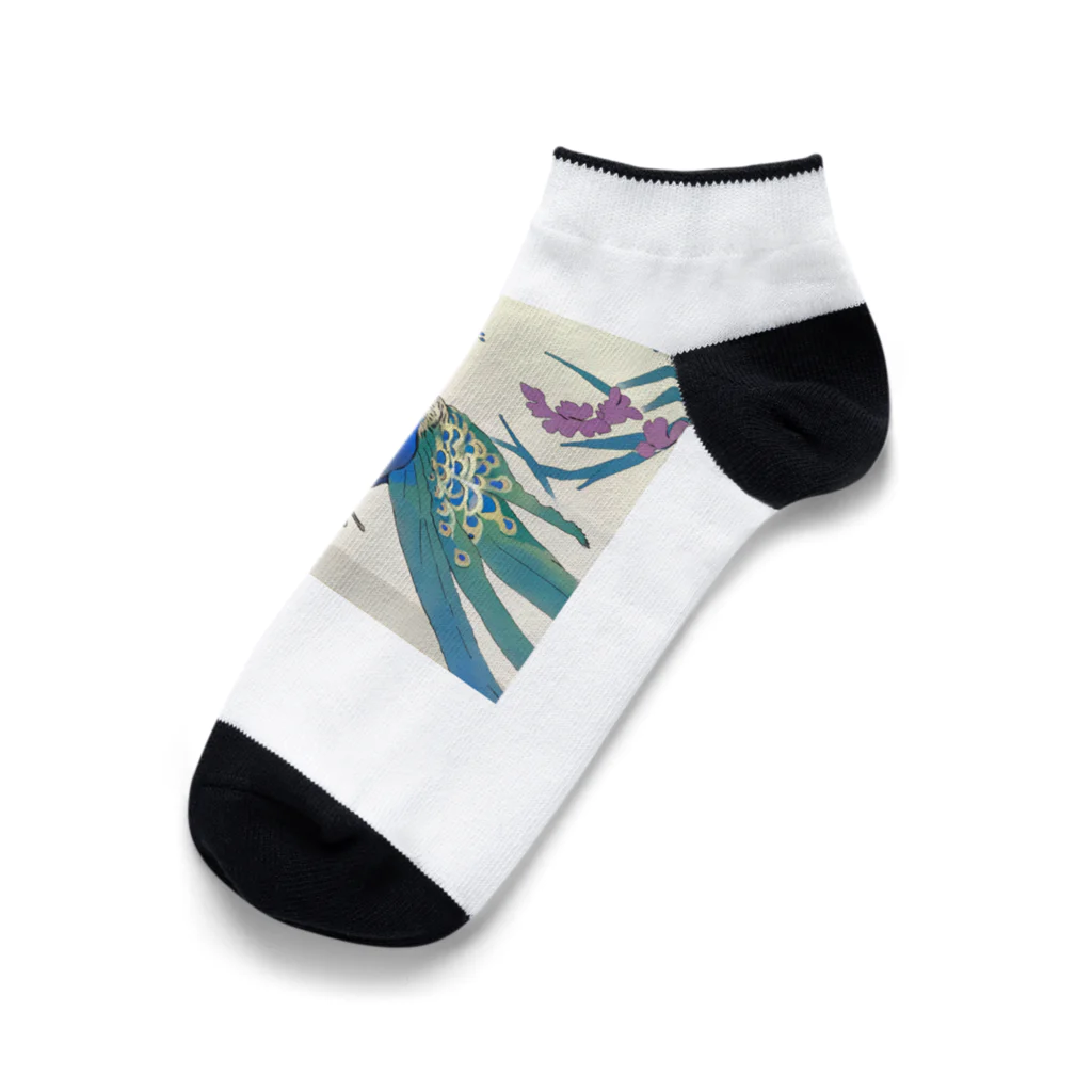 bigbamboofamilyの孔雀　その十三 Ankle Socks