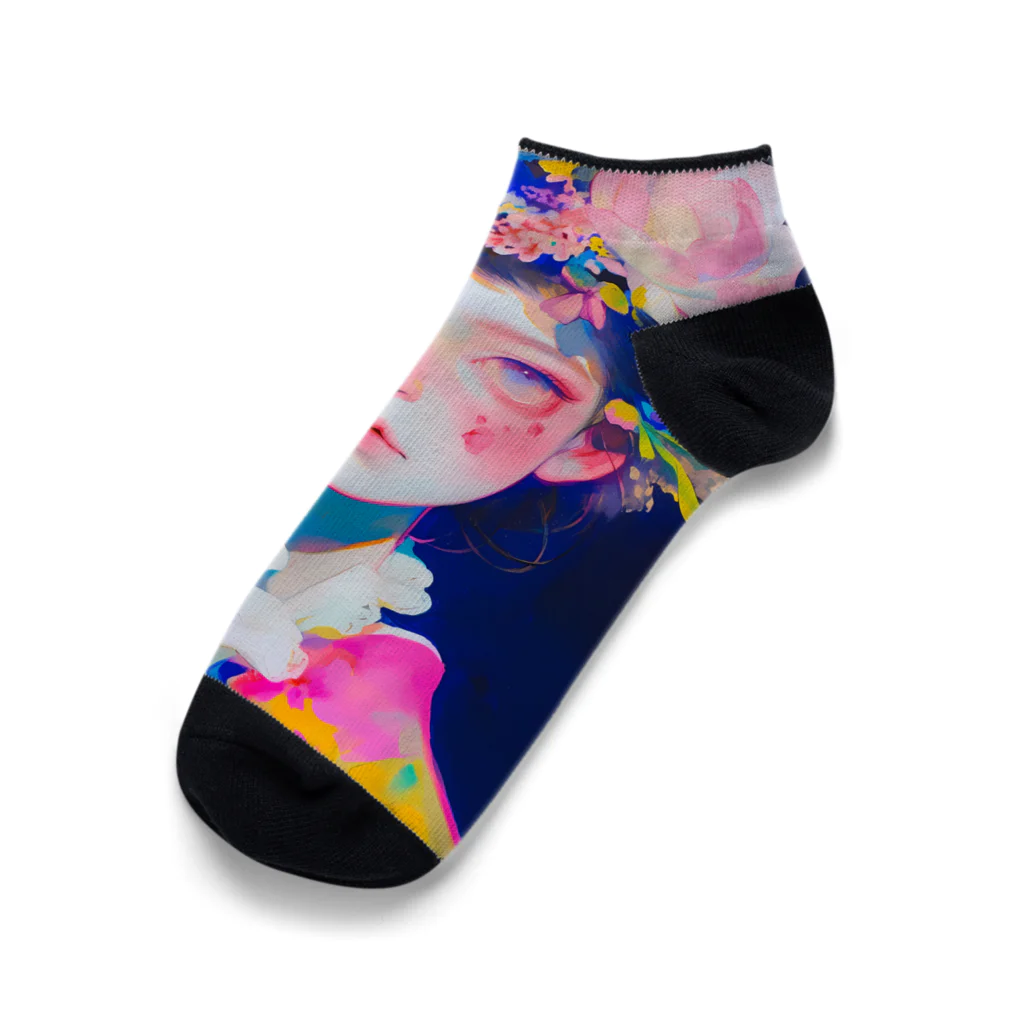 happy2gbのミステリアス・ガール Ankle Socks