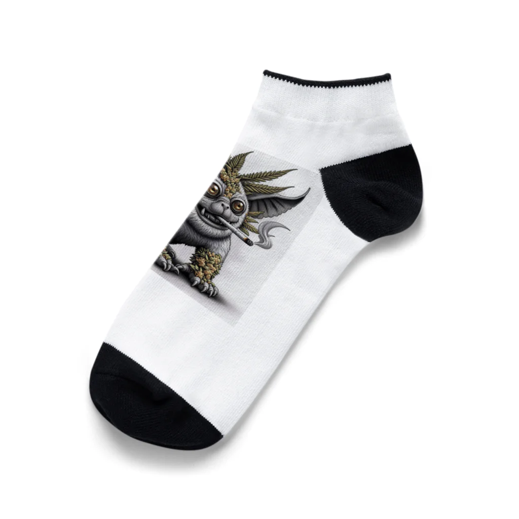 sunofamino420のganja devil's messenger Ankle Socks