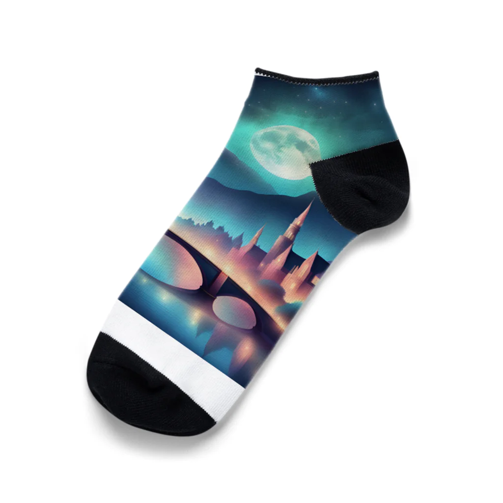 yh1235の綺麗な夜景 Ankle Socks