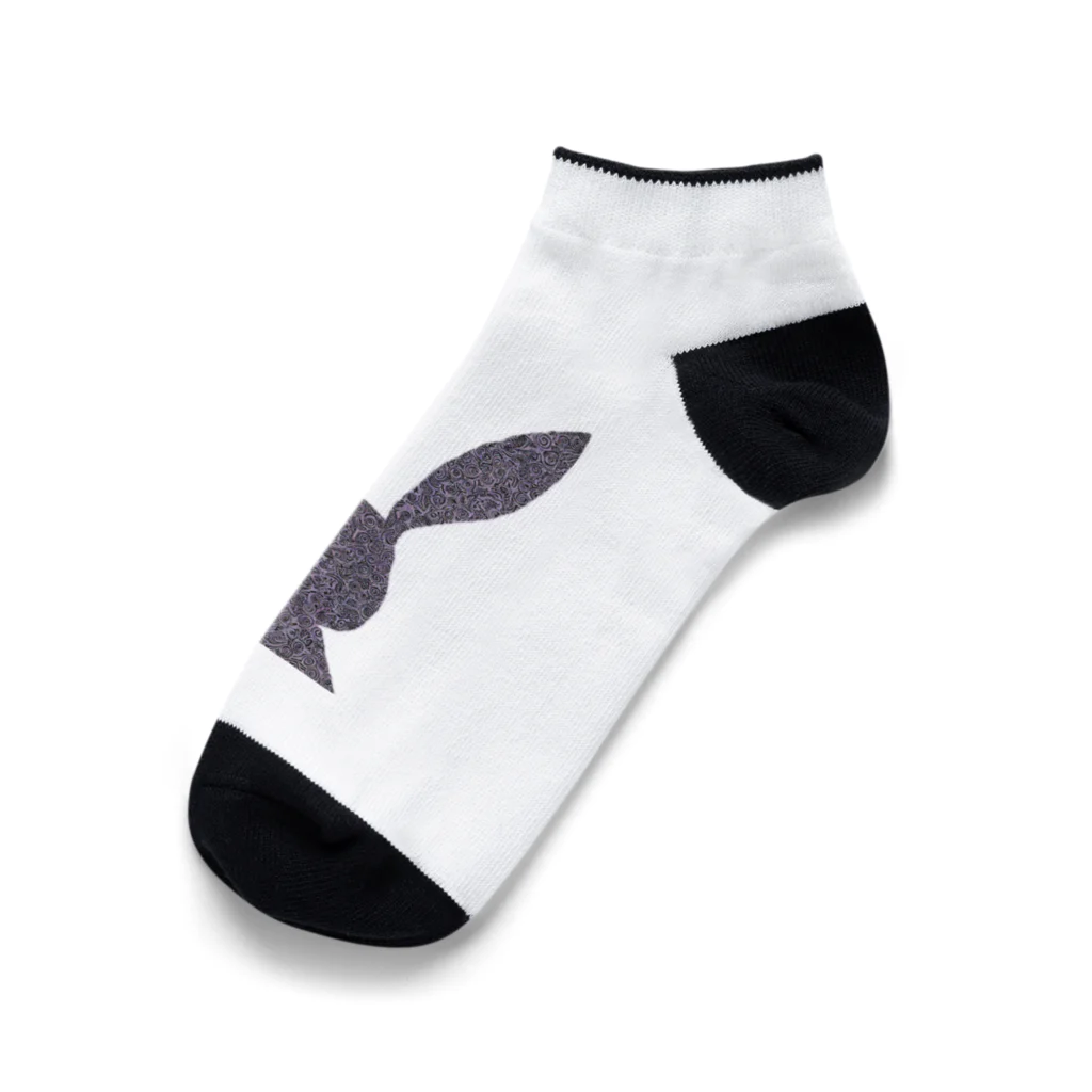 MEGROOVEのシルエットぴょん🐰 Ankle Socks