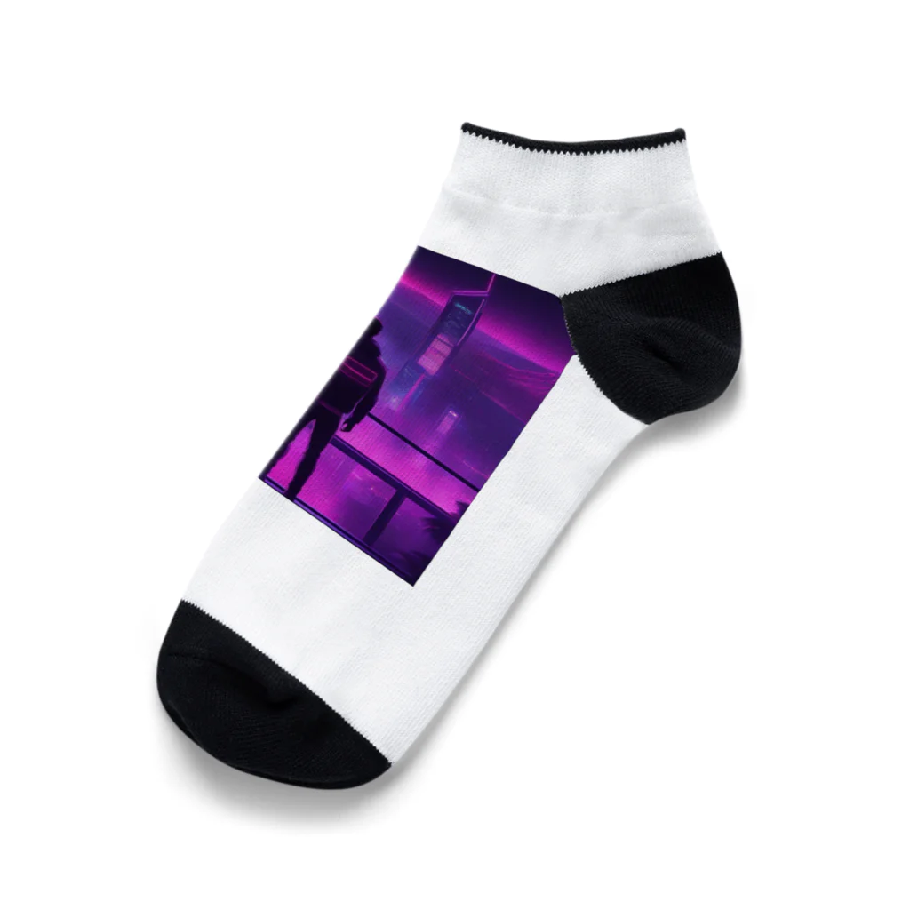 kichamanの夜景デート Ankle Socks