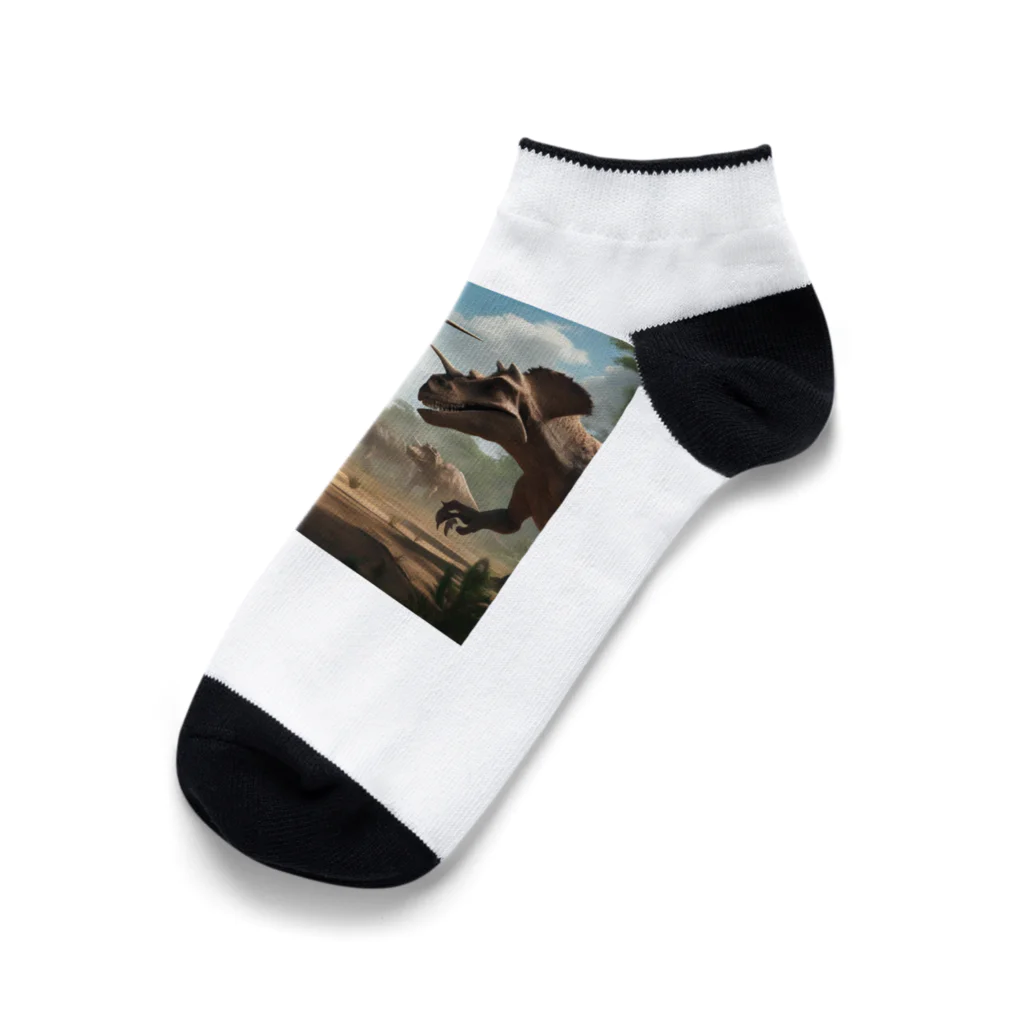 てぃっちゃんの恐竜　 Ankle Socks