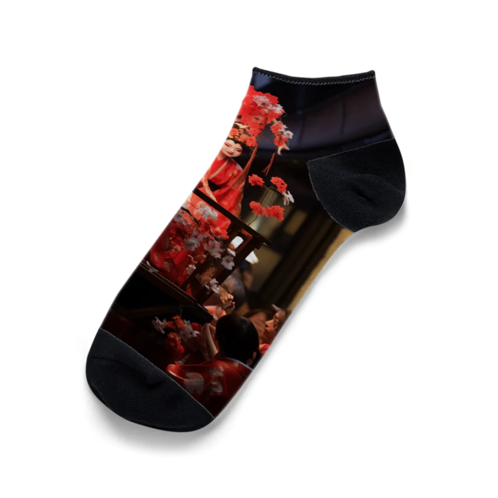 AQUAMETAVERSEの日本三大祭り　祇園祭　akari 2204 Ankle Socks