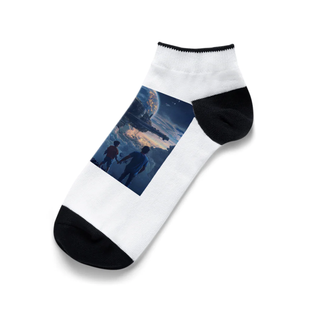 AQUAMETAVERSEの未確認飛行物体　なでしこ1478 Ankle Socks