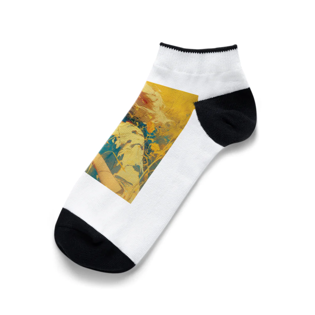 AQUAMETAVERSEの昼寝　なでしこ1478 Ankle Socks