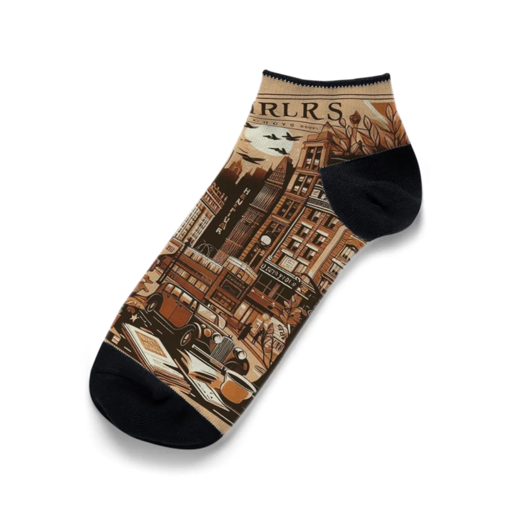 終わらない夢🌈のセピア色の街 Ankle Socks