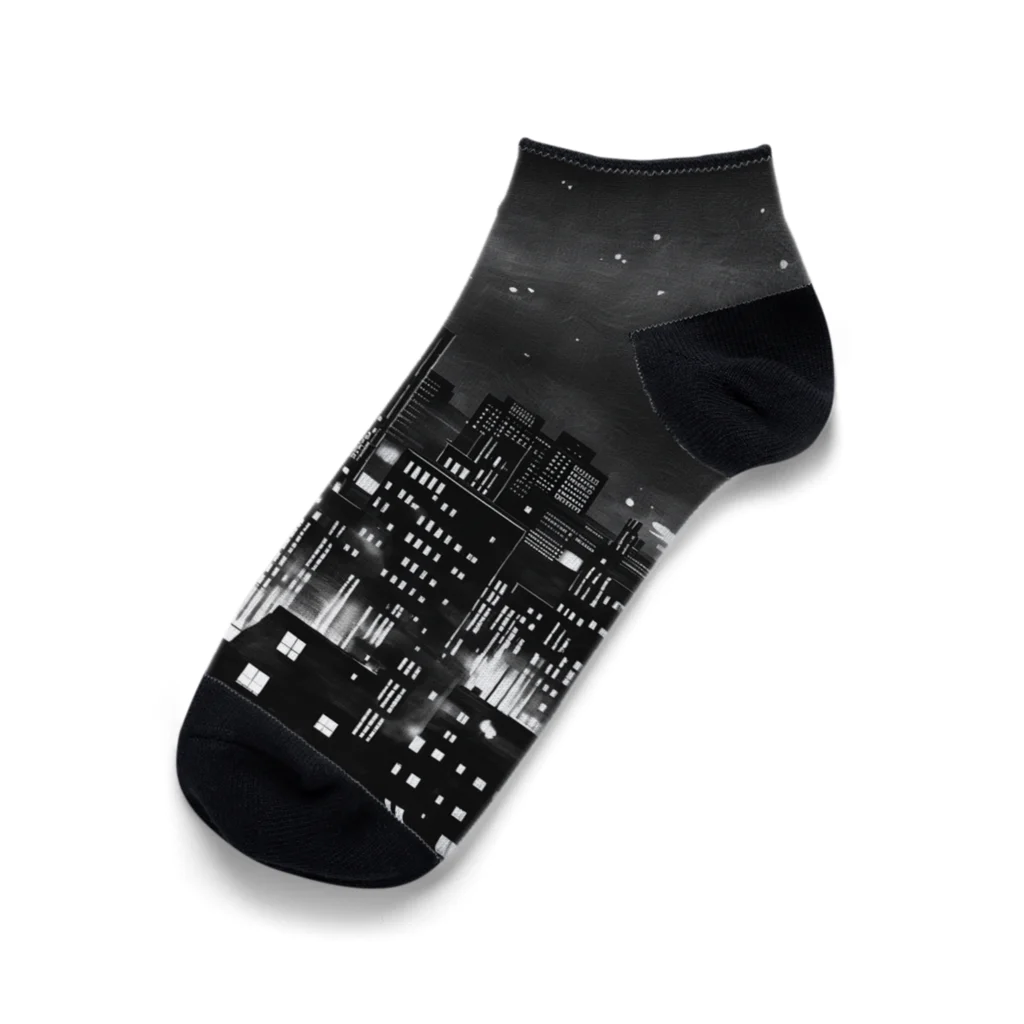 MEGROOVEの都会の夜景🏙 Ankle Socks