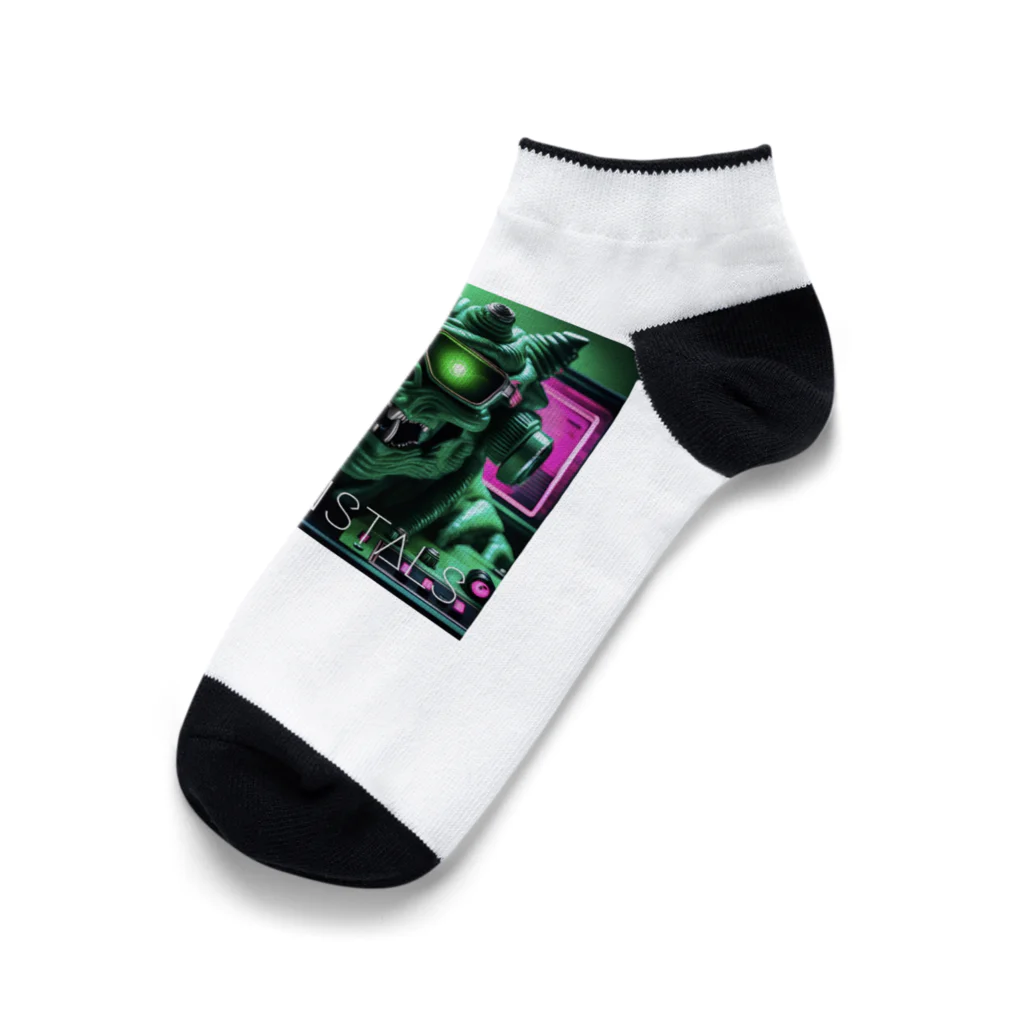 ANIMONSTALSのグリーン・モンスタル@tコックピット Ankle Socks