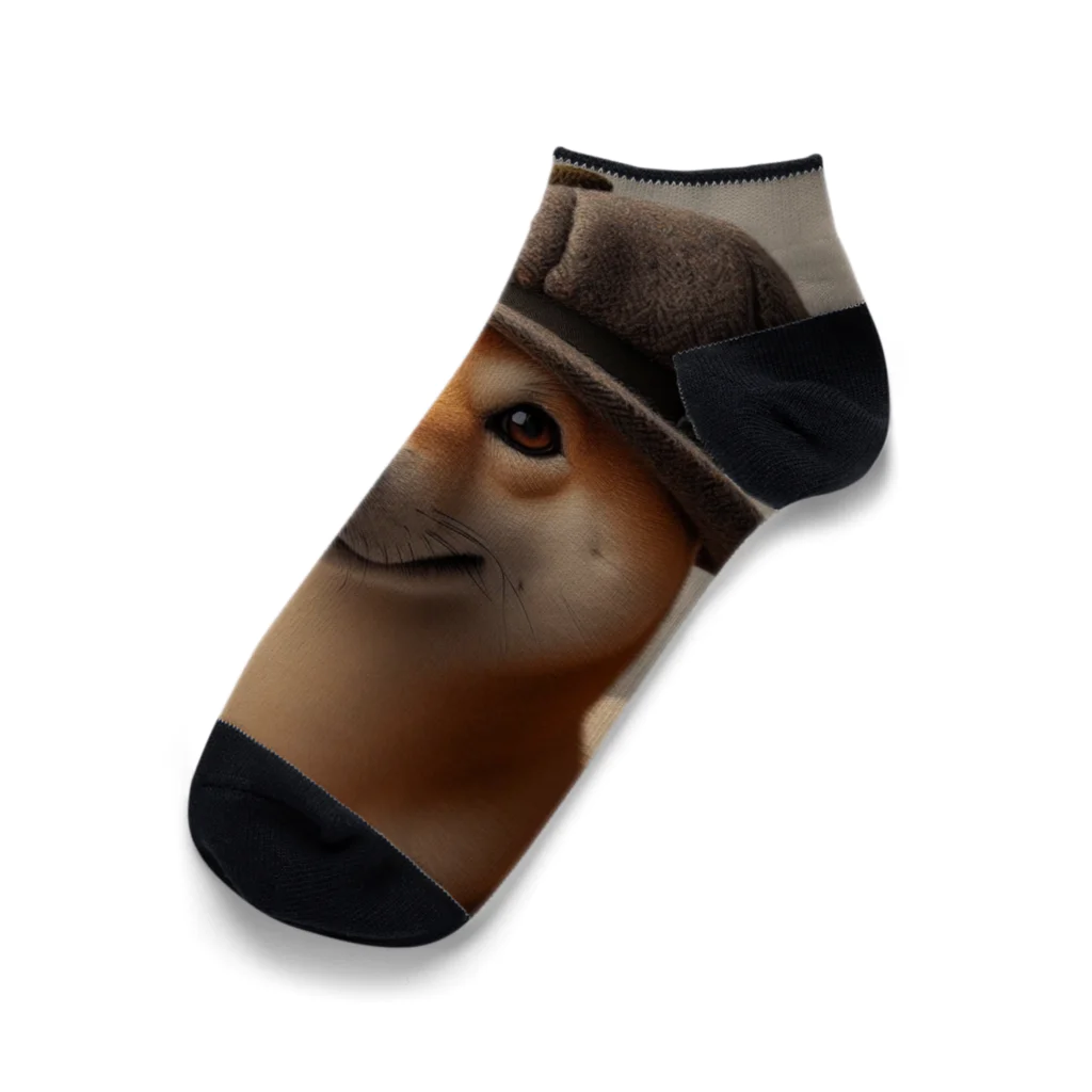 ANTARESのおでかけ柴犬 Ankle Socks