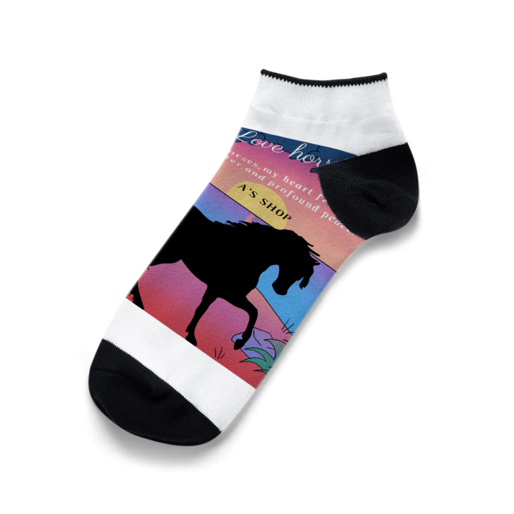 A'S  SHOPのJANETのSunset Ankle Socks