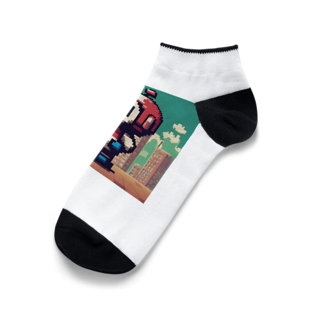 レトロゲームイラストのドット絵キャラクター Ankle Socks