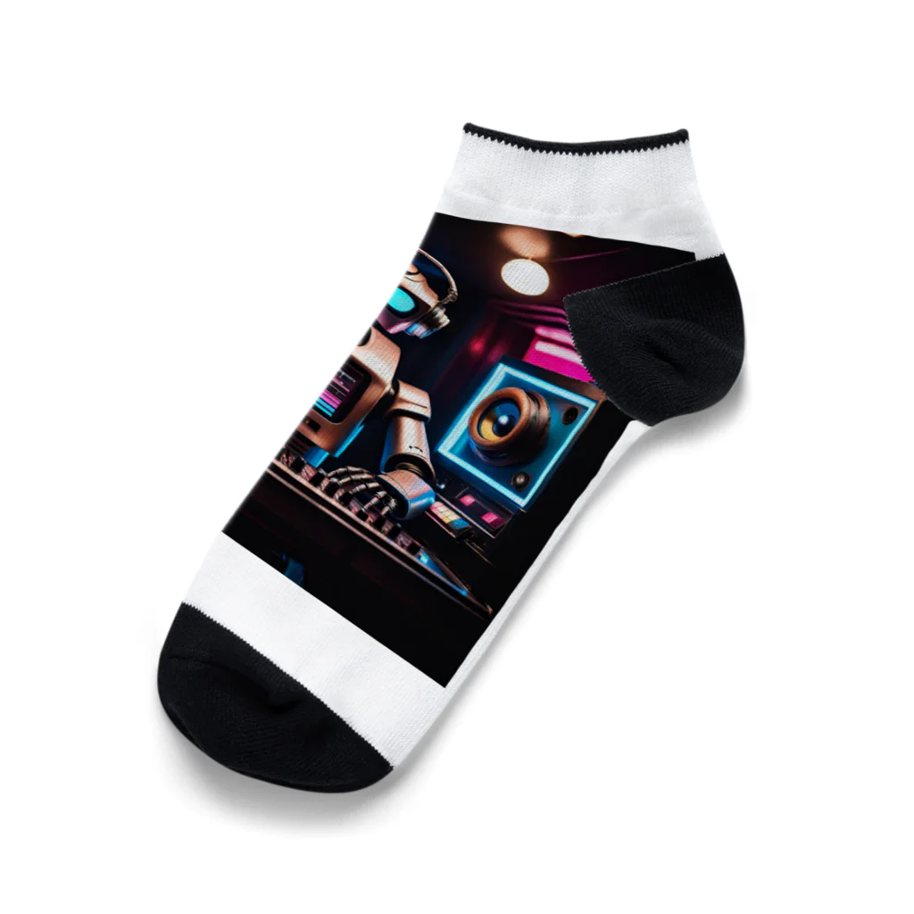 パワドラのDJロボット1 Ankle Socks