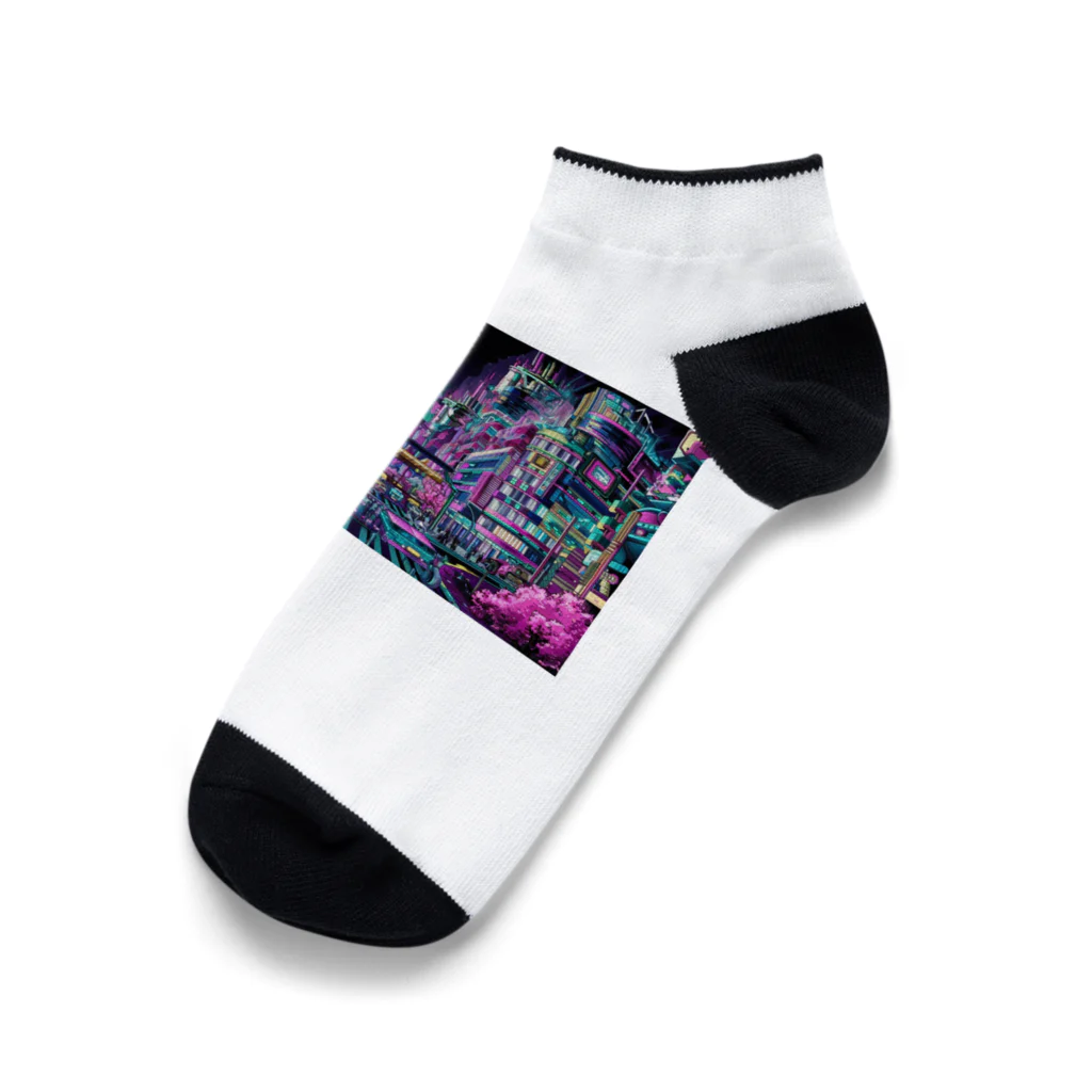 かてこの洋服販売所のNeon Tokyou Ankle Socks