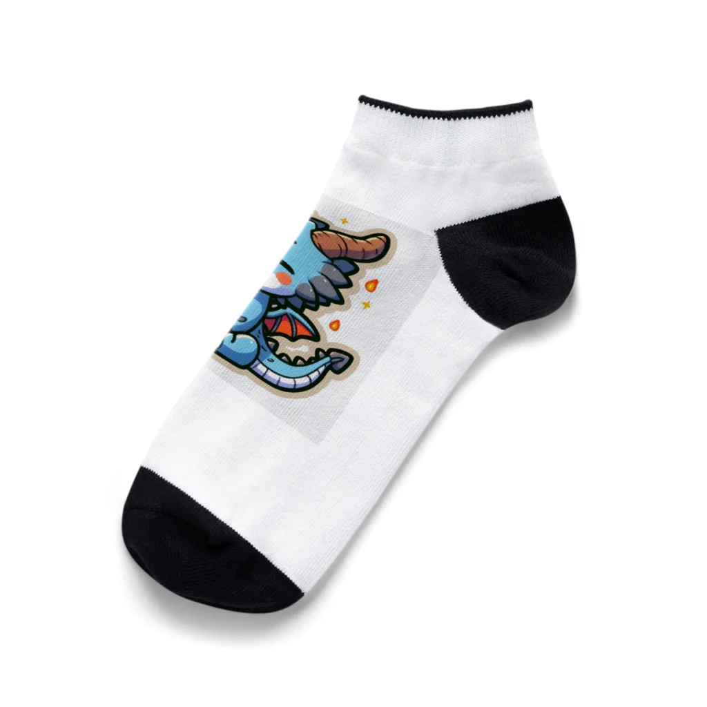 scarlet358のドラゴンくん Ankle Socks