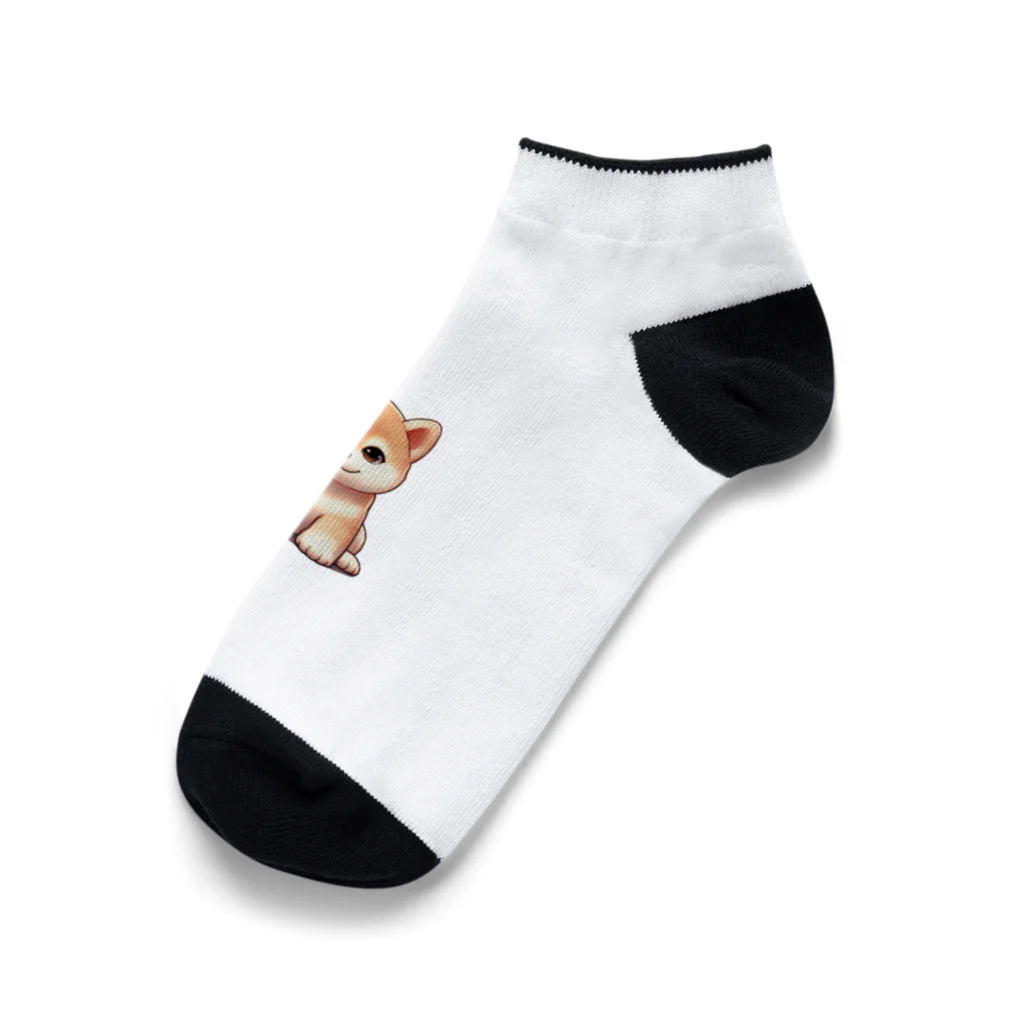 noririnoのウィンク柴 Ankle Socks