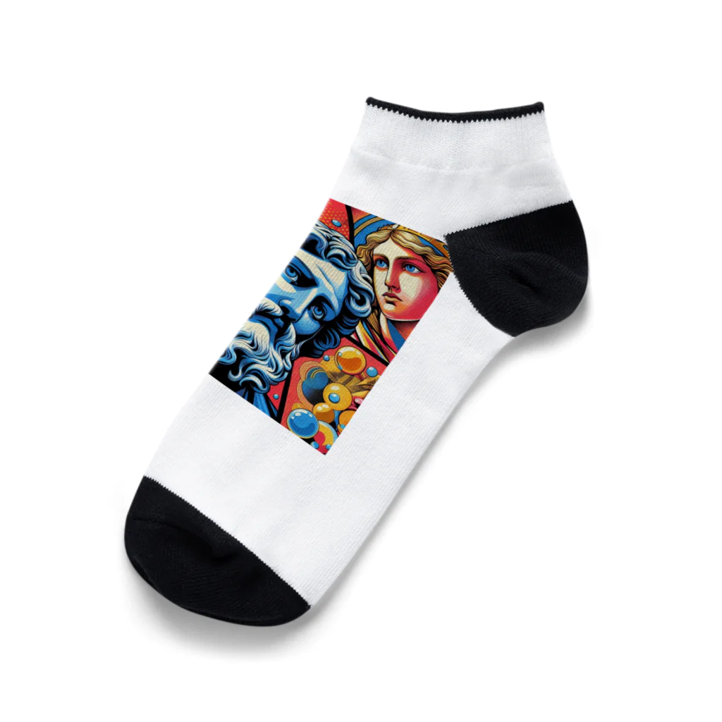 Jyagarikoの∞ USA Ankle Socks