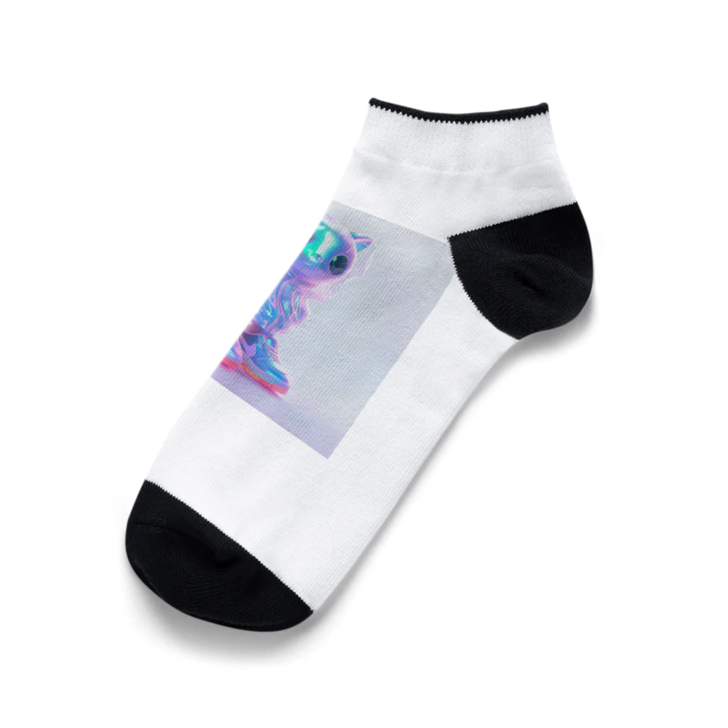 未来工房の未来から来たネコ Ankle Socks