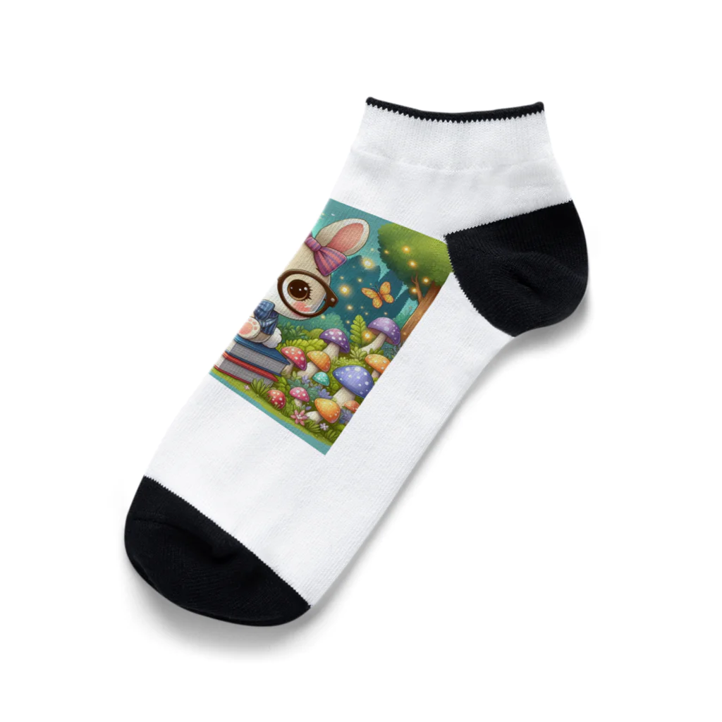 denyo dreamのウサギのアマリリス Ankle Socks