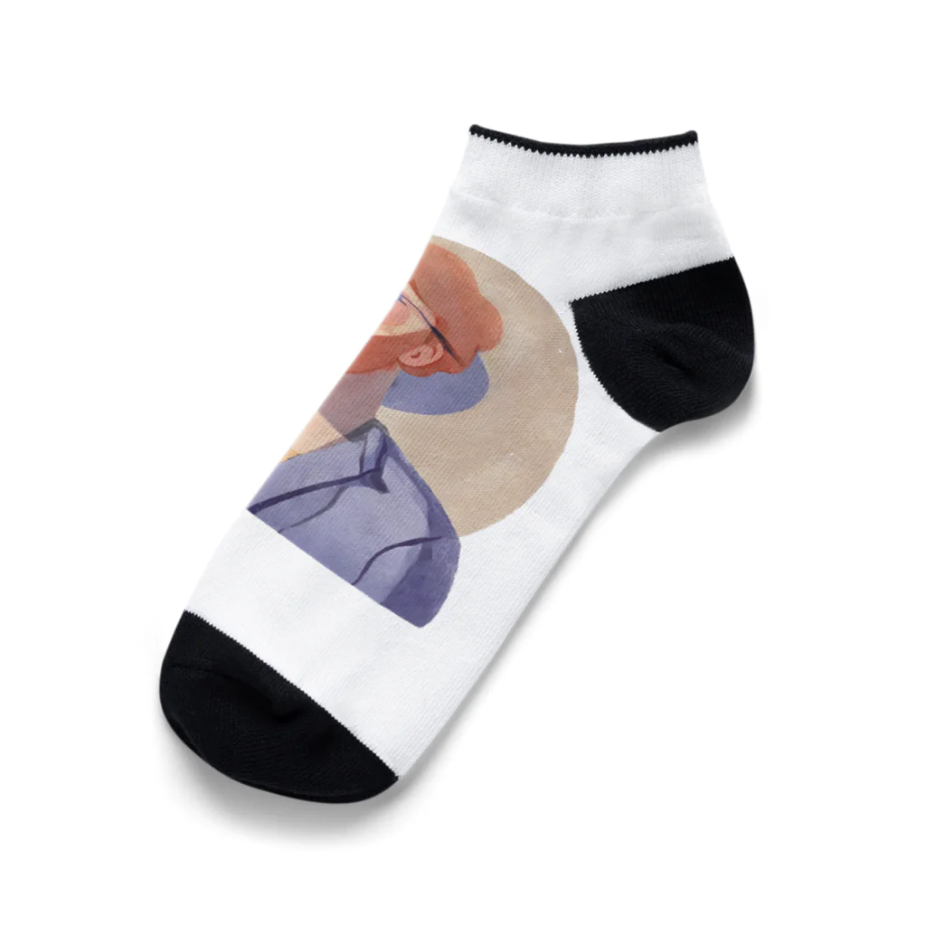 変わり者の集まりのおしゃれな田舎のおじさん Ankle Socks