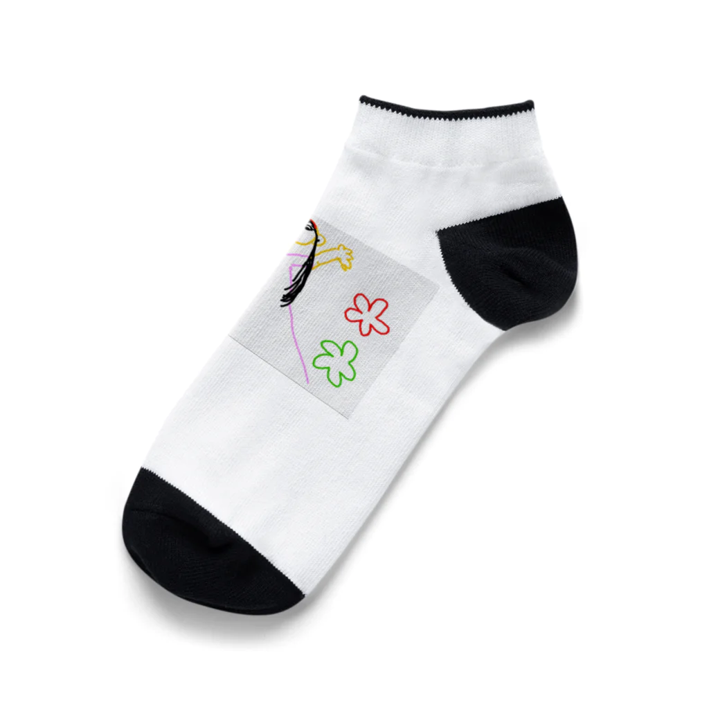 formalinmuimuiの8さいが描いたプリンセス Ankle Socks