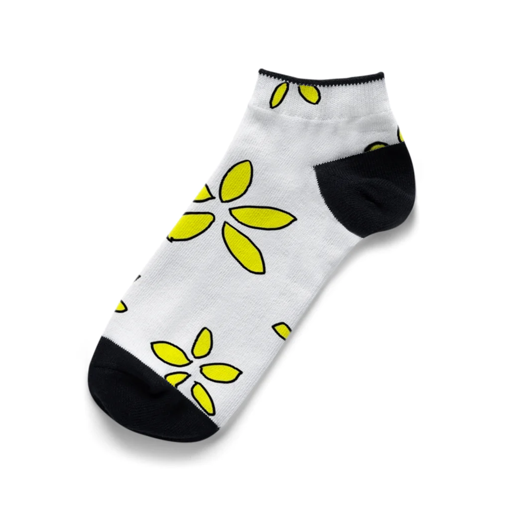 れもんのお店のレモンが花になった日 Ankle Socks