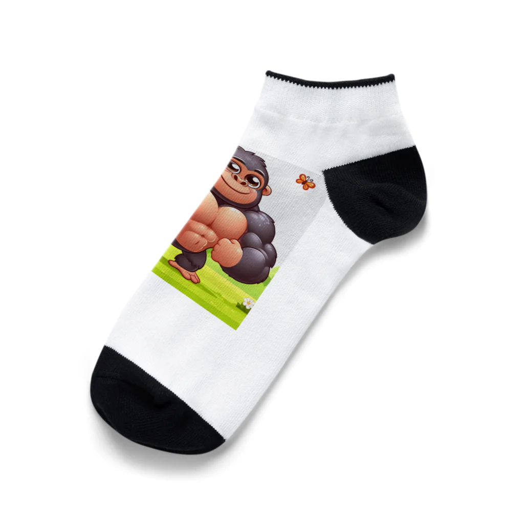 しんすけのマッチョゴリラ Ankle Socks