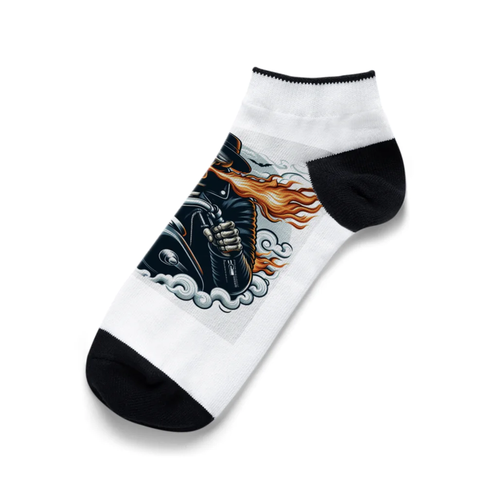 Ryutinのドクロくん2 Ankle Socks