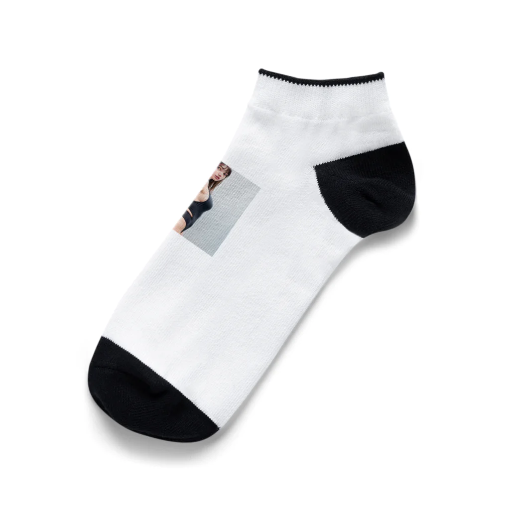 inoken_のスク水美女 Ankle Socks