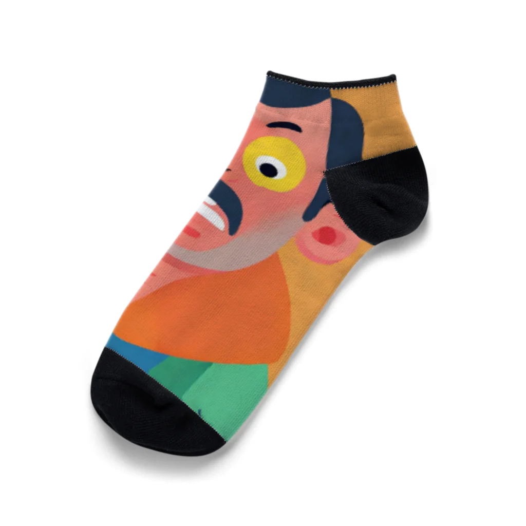 JINPACHIの努力家な男 Ankle Socks