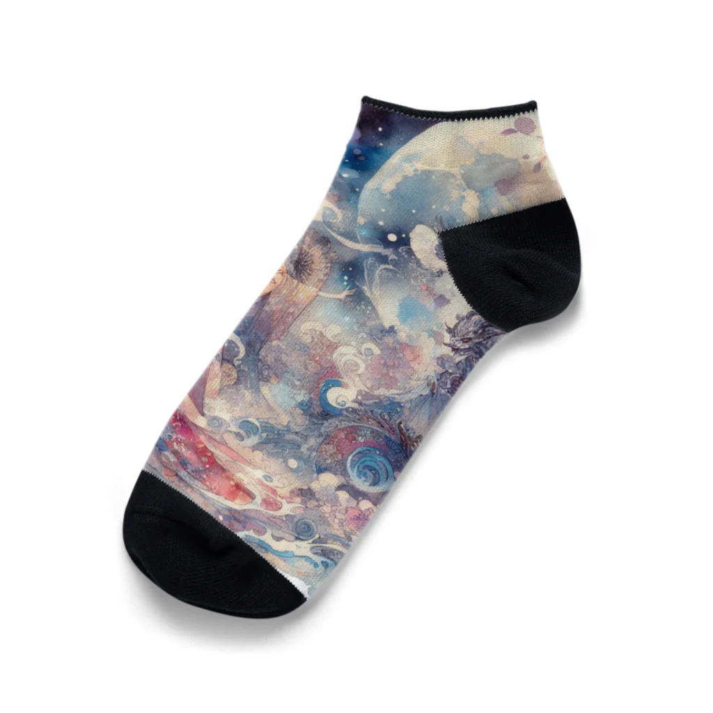 momonekokoの魅惑の天女 Ankle Socks