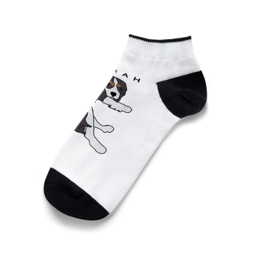 I Love Dog 0467のSarahちゃんーキャバリア Ankle Socks