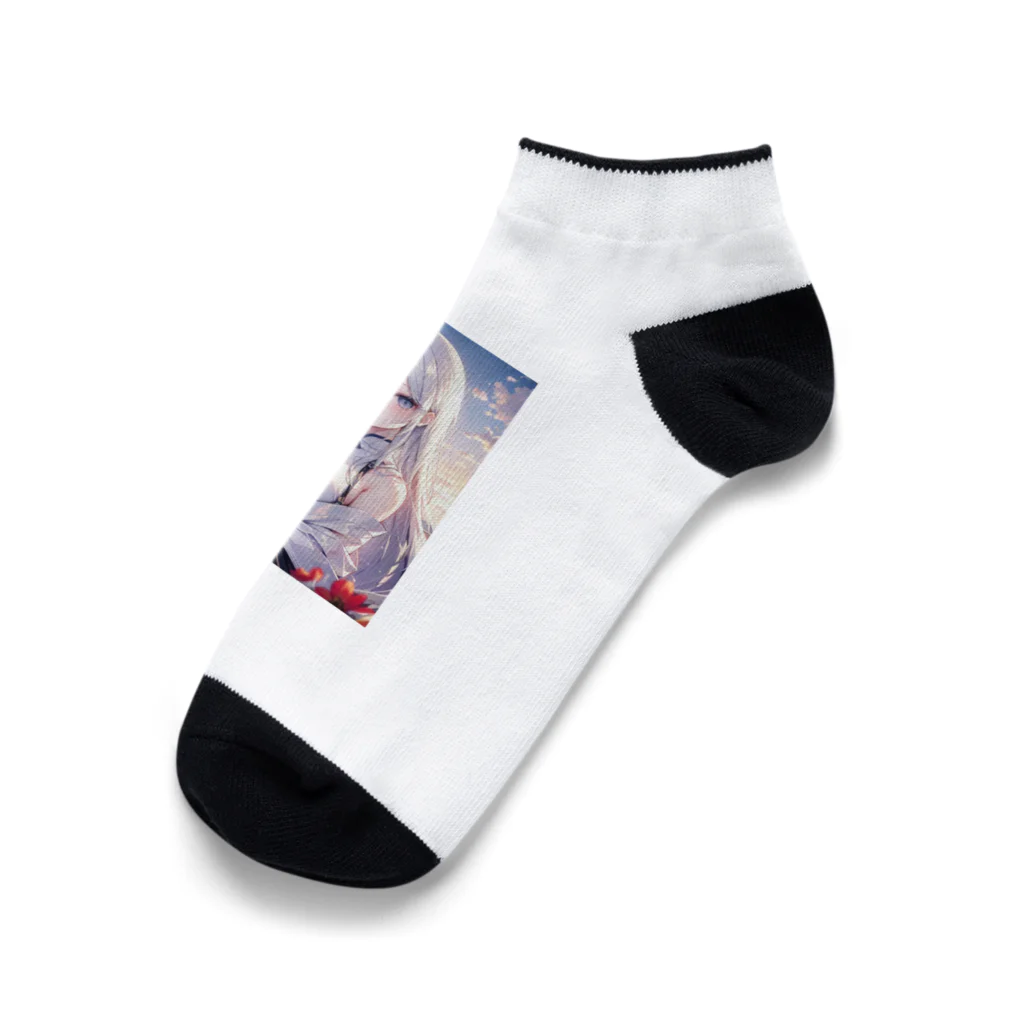 巫女スタぐらむの優しい巫女 Ankle Socks