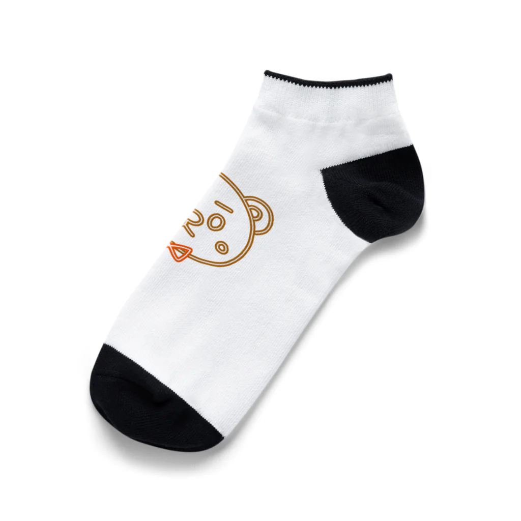 nyan(ΦωΦ)のくままくん Ankle Socks