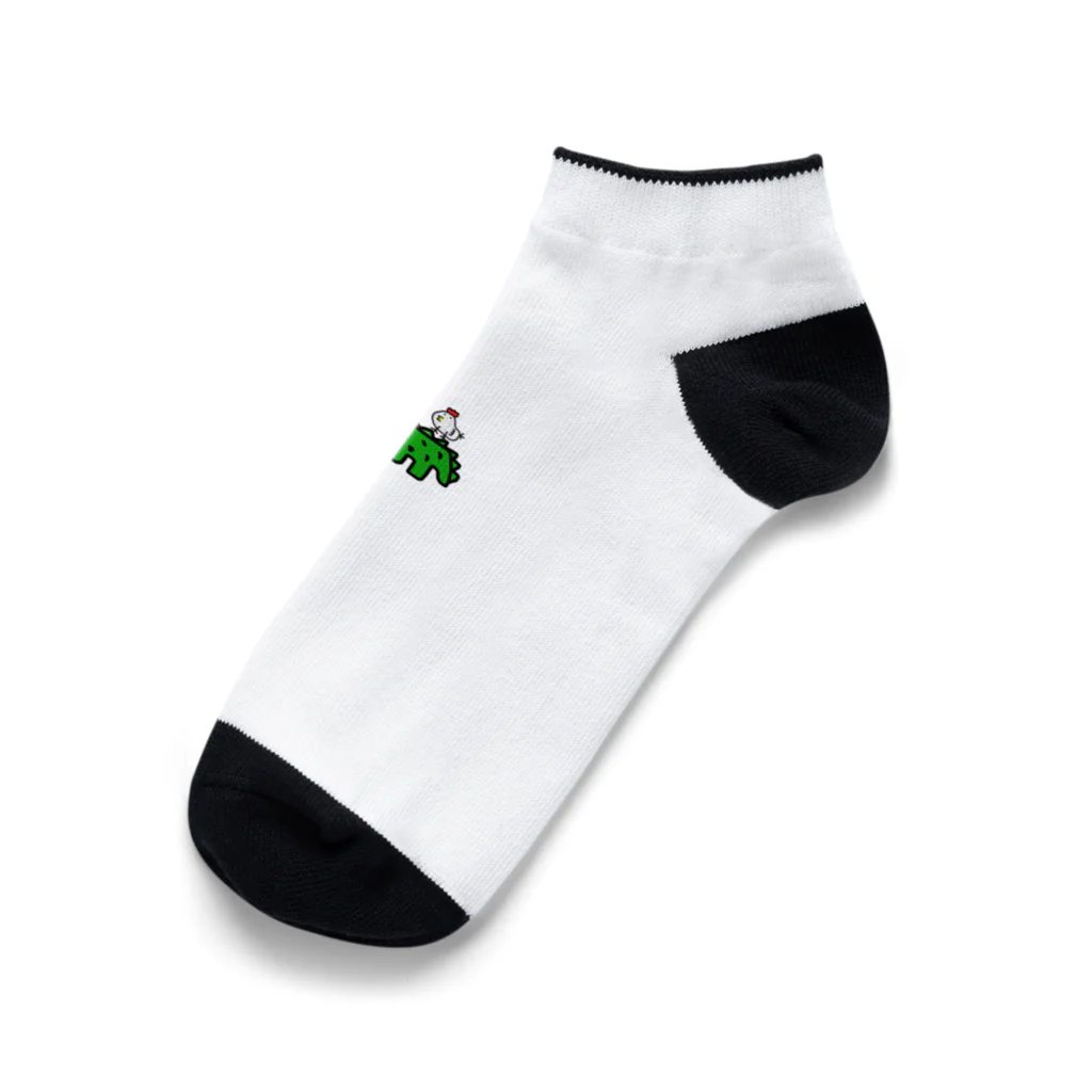 Dice-K2525のゆるかわワニ Ankle Socks