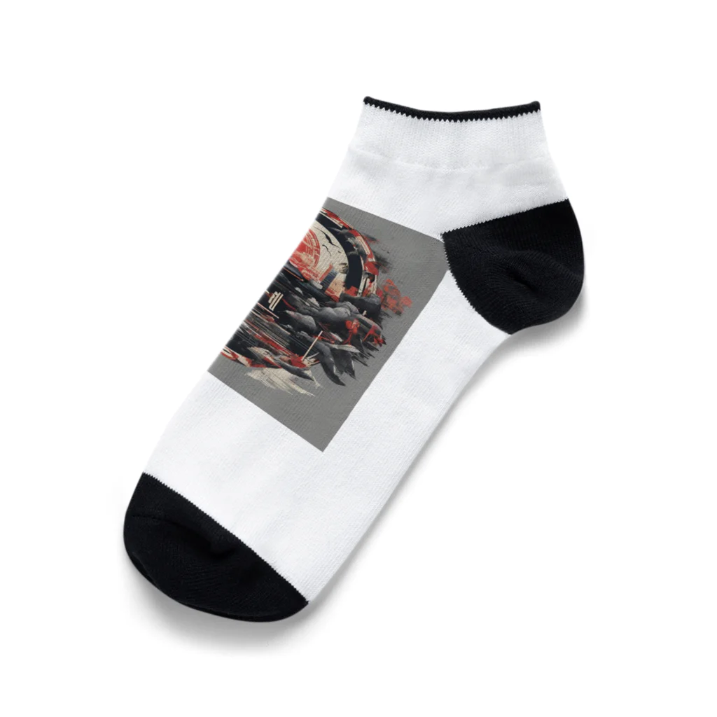 あかひこショップのカオスNo.2 Ankle Socks