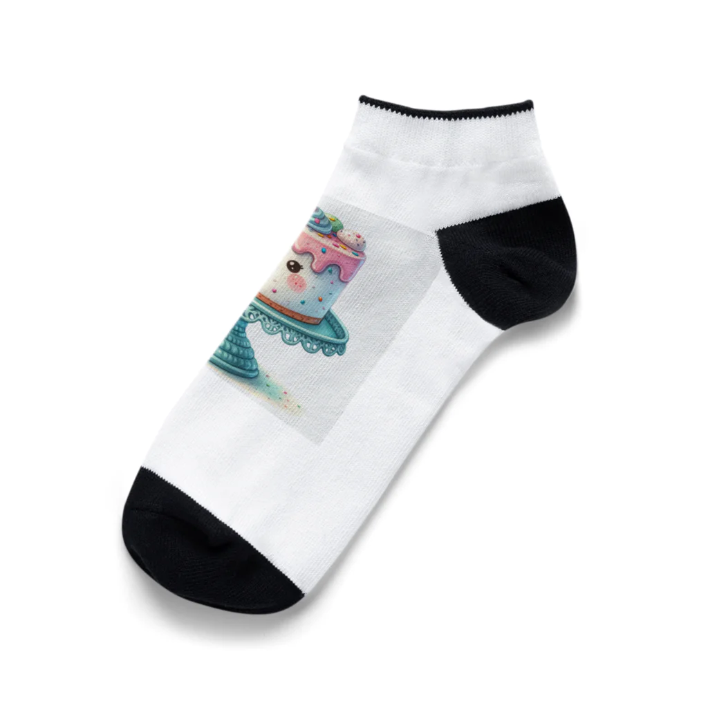 カノンとアヤネの可愛いケーキちゃん Ankle Socks