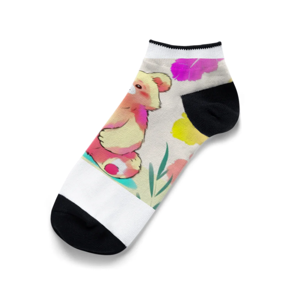 いちごソーダのくまのマフィン Ankle Socks