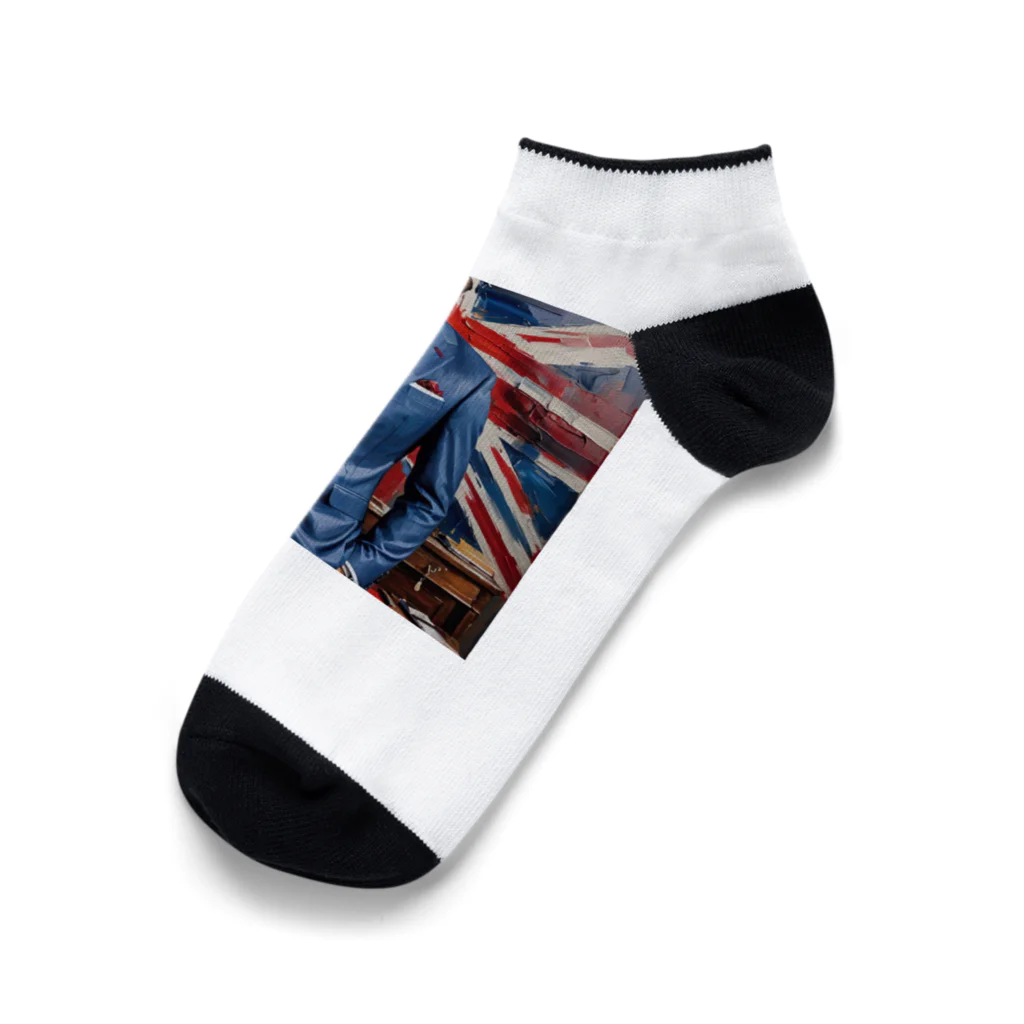 potepokeの"London's finest craftsmanship" Ankle Socks